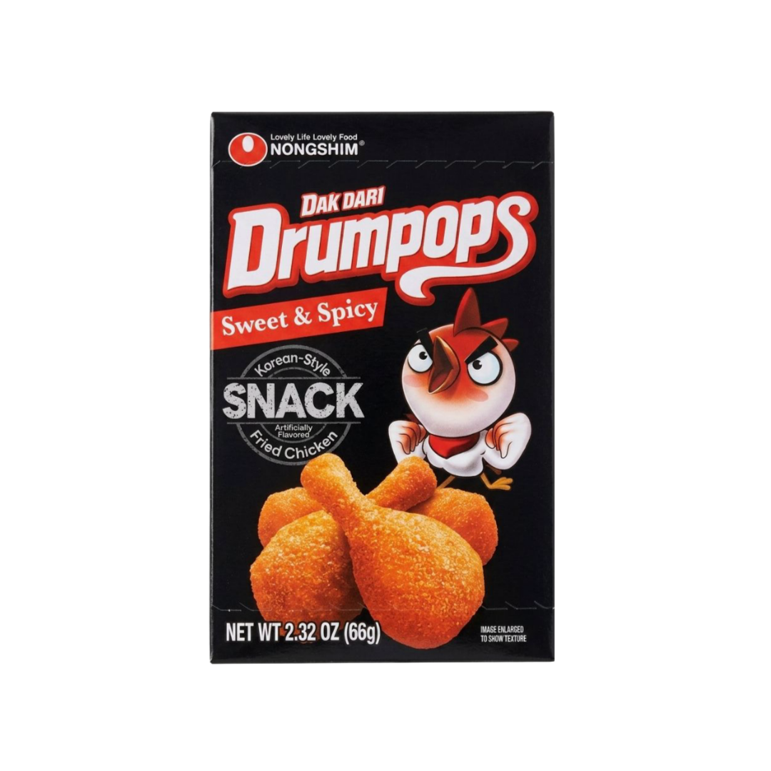 Drumpops Sweet & Spicy 닭다리 스낵 매운맛 66g