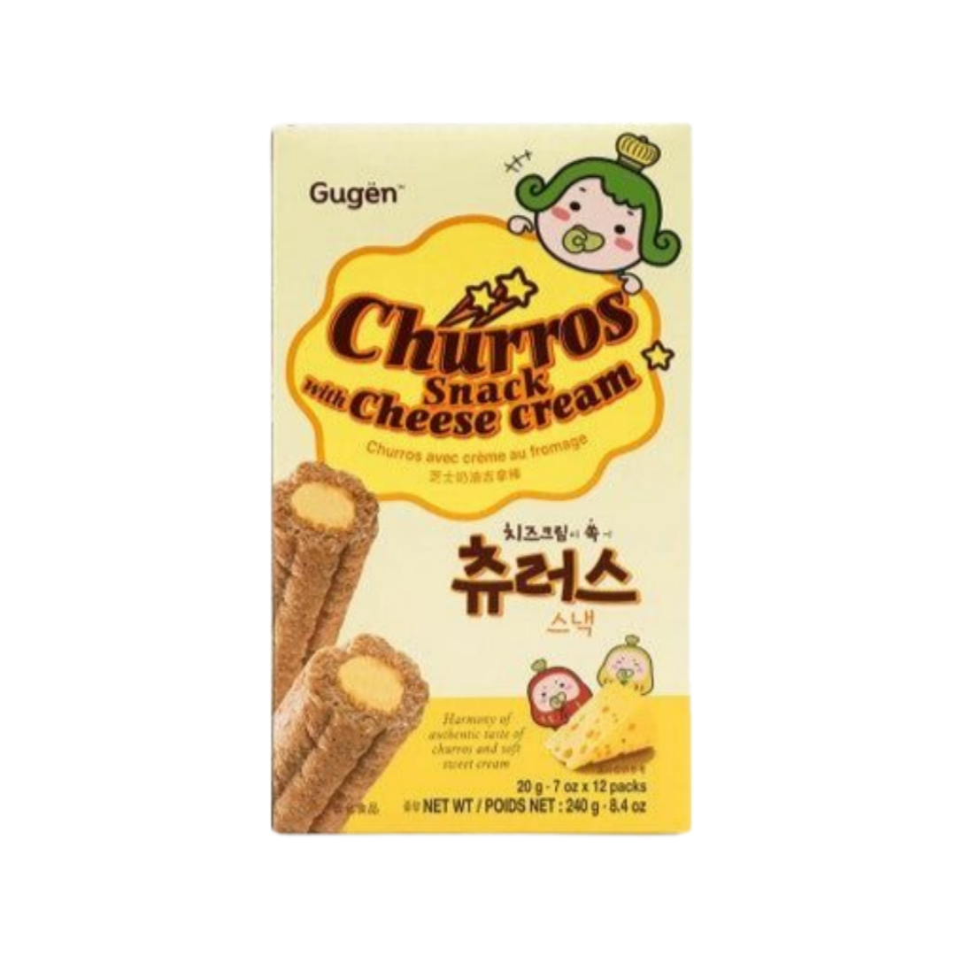GUGEN Churros Snack with Cheese Cream 구겐 치즈 크림 츄러스 12/20g