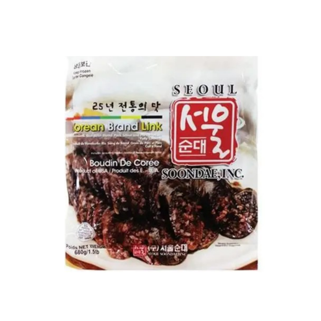 Frozen Soondae Dangsooni 냉동 서울 순대 당수니 680g