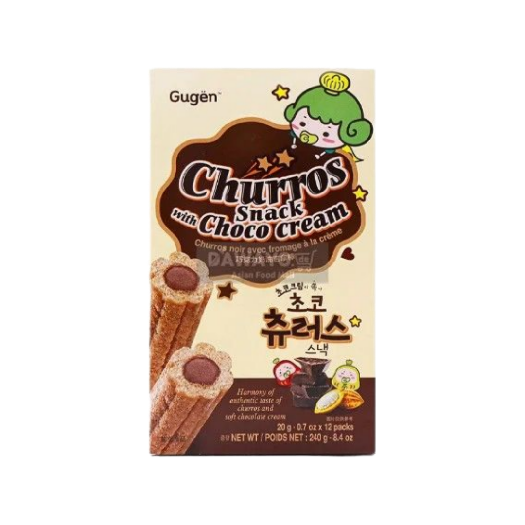 GUGEN Churros Snack with Choco Cream 구겐 초코 츄러스 12/20g
