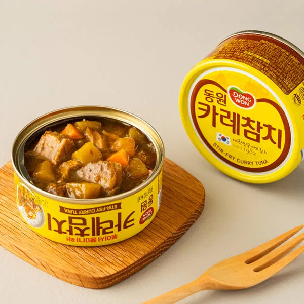 Canned Stir-Fry Curry Tuna 동원 카레 참치 4/90g