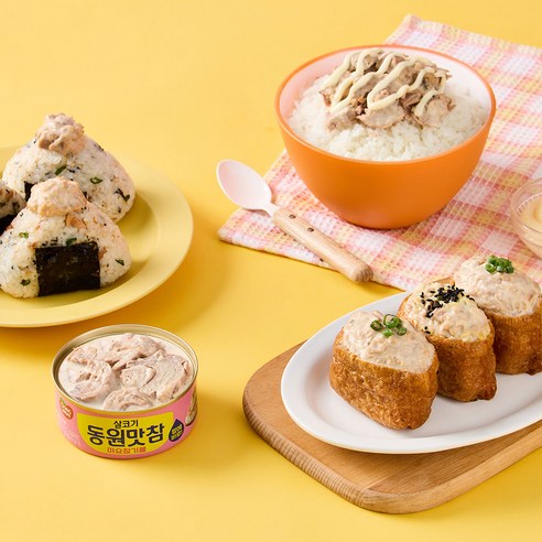 Canned Mayo Tuna 동원 맛참 마요 참기름 4/90g