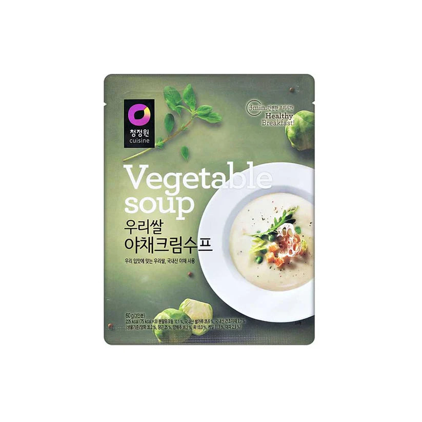 Instant Rice Soup (Vegetables) 우리쌀 야채 크림스프 60g