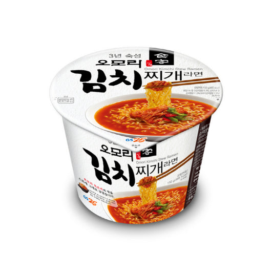 Omori Kimchi Stew Ramyun Bowl  오모리김치찌개 라면 볼 150g
