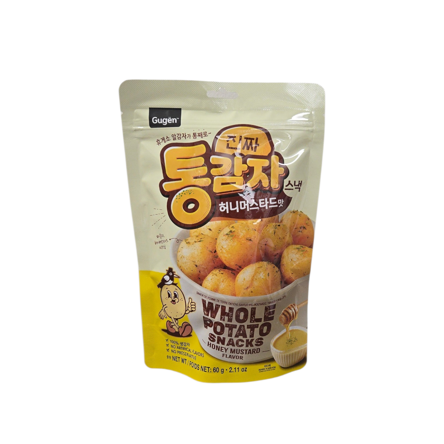 Whole Potato Snack Honey Mustard 구겐 통감자 스낵 허니머스타드 60g