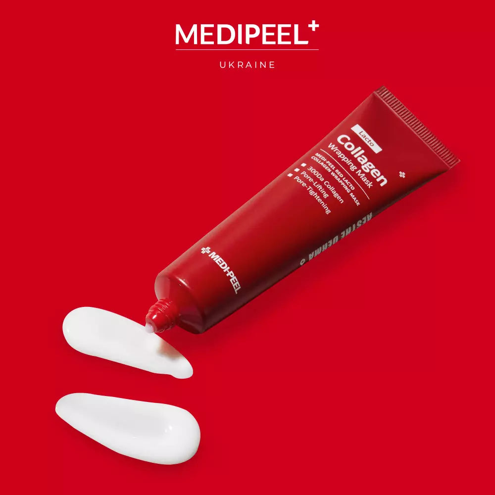 MEDIPEEL Red Lacto Collagen Wrapping Mask 메디필 레드 락토 콜라겐 랩핑 마스크 70ml