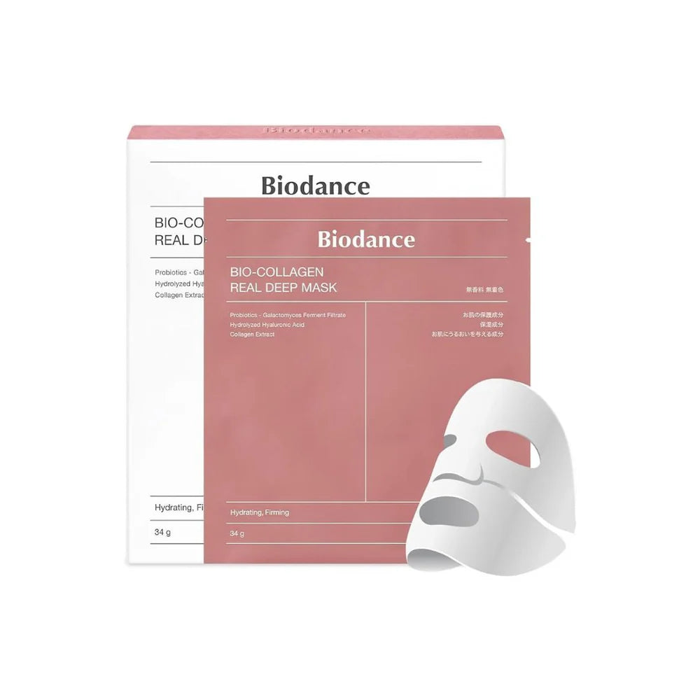 BIODANCE Bio-Collagen Real Deep Mask 바이오던스 바이오 콜라겐 리얼 딥 마스크 4pcs