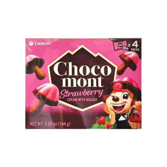 ORION Choco Mont Strawberry 초코 몽트 딸기 144g
