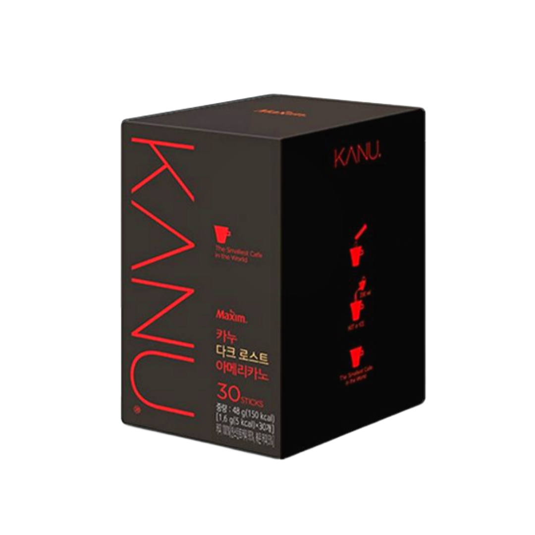 KANU Dark Roast Americano 카누 다크 로스트 아메리카노 30 Sticks