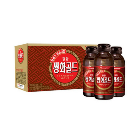 Korean Ssanghwa Gold Herbal Drink 광동 쌍화 골드 드링크 10/100ml