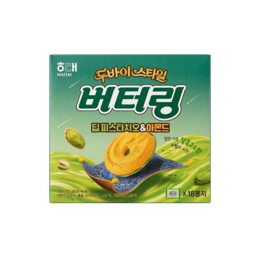 Buttering Cookie Deep Pistachio & Almond 버터링 딥피스타치오 & 아몬드 155g