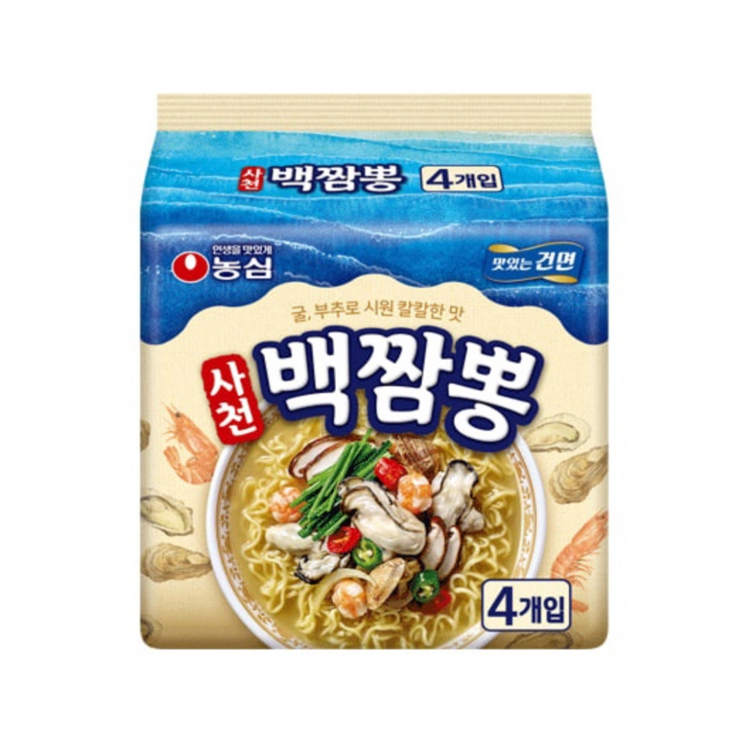 White Jjampong Noodle 백짬뽕 4/98g