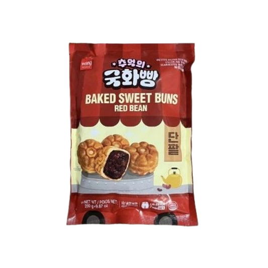 Baked Sweet Buns Red Bean 추억의 국화빵 단팥 280g