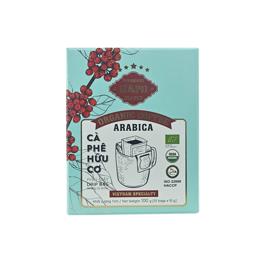 HAPII Arabica Organic  Drip Coffee 유기농 아라비카 드립 커피 10bags X 10g