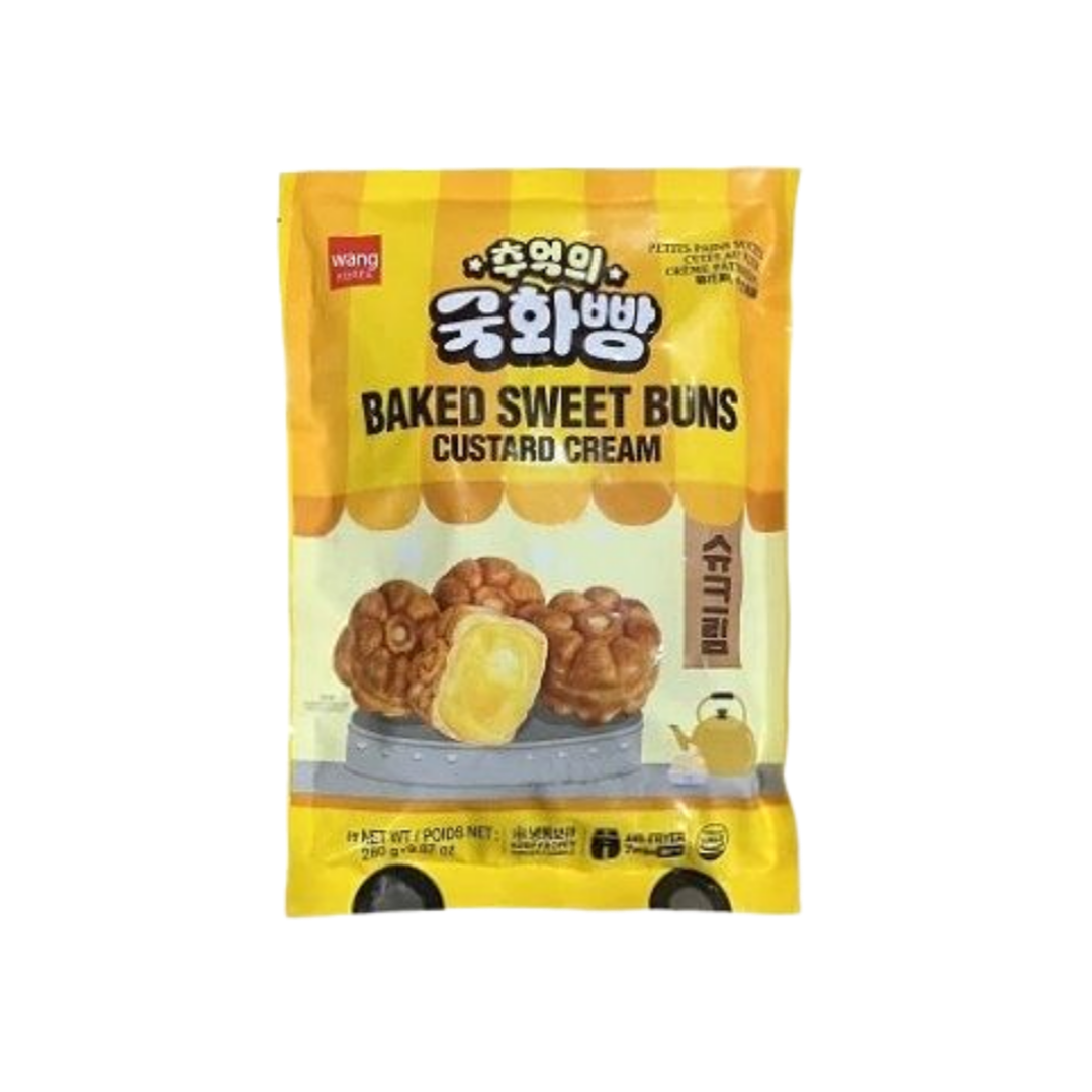 Baked Sweet Buns Custard 추억의 국화빵 슈크림 280g