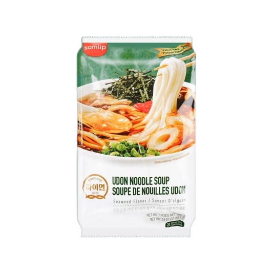 Hi Myun Udon Seaweed Flavor 삼립 하이면 김맛 우동 3/227g