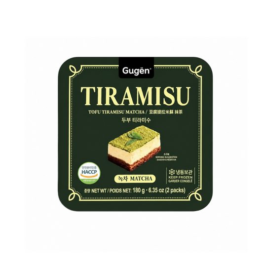 ❄️GUGEN Tofu Tiramisu Green Tea 구겐 두부 티라미수 녹차 2/90g