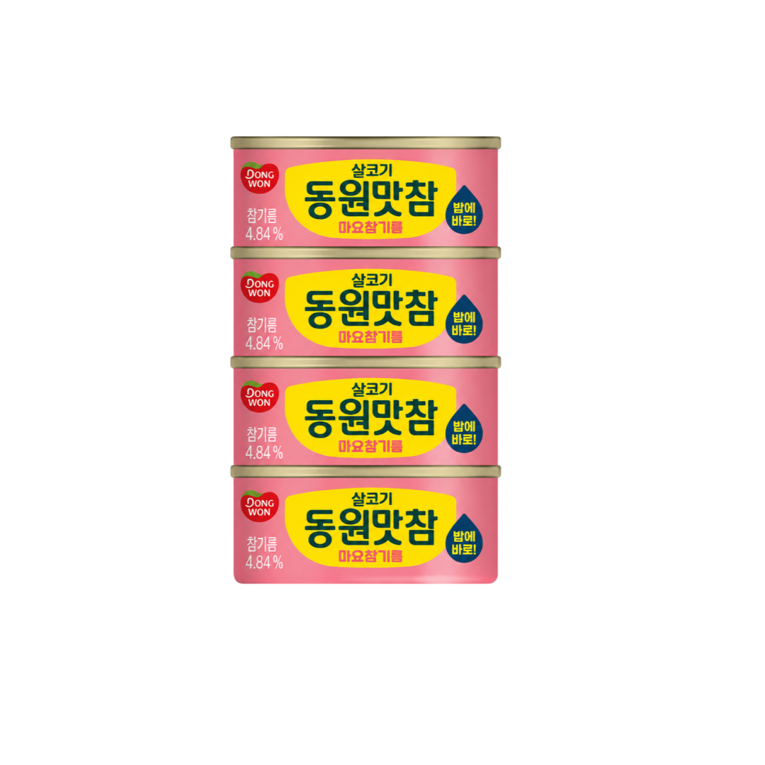 Canned Mayo Tuna 동원 맛참 마요 참기름 4/90g