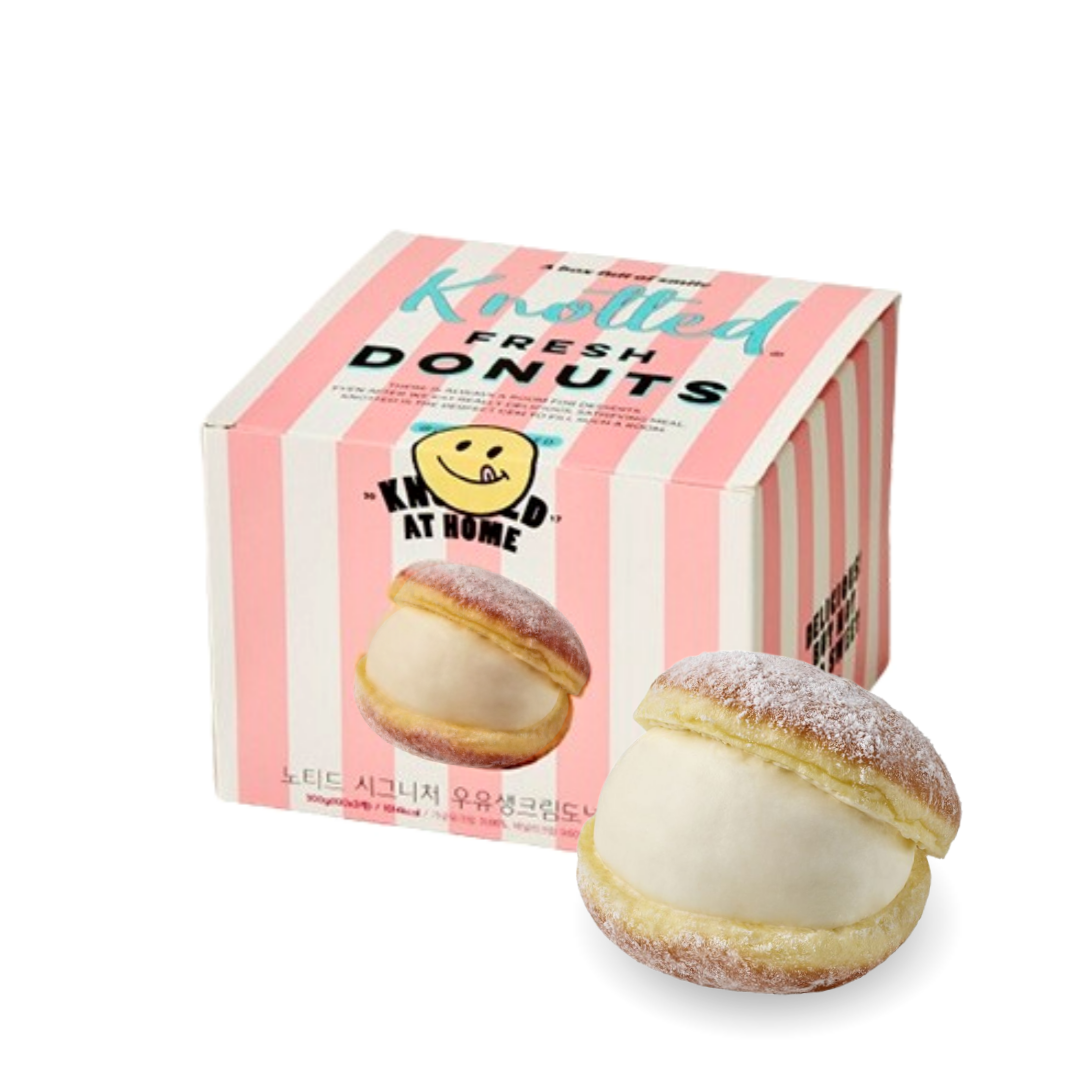 ❄️KNOTTED CLASSIC MILK CREAM DONUT 노티드 클래식 우유 생크림 도넛 3/100g