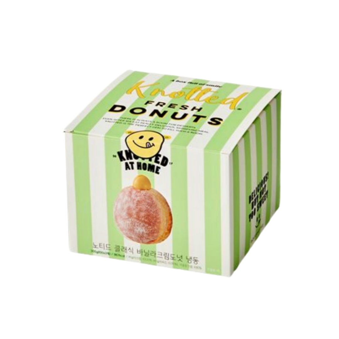❄️KNOTTED CLASSIC VANILLA CREAM DONUT 노티드 클래식 바닐라 크림 도넛 3/100g