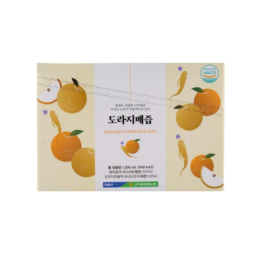 Balloon Flower Pear Juice 도라지 배즙 10/120ml