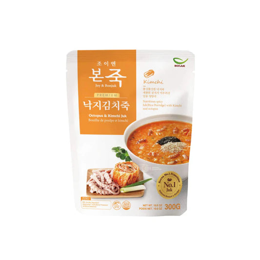 Bon Porridge Octopus & Kimchi Porridge 본죽 낙지 김치 죽 300g