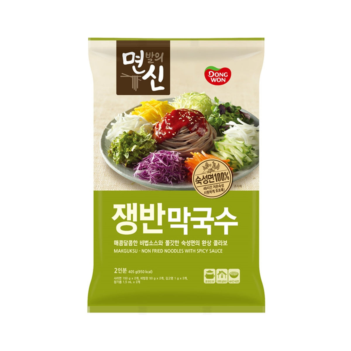 Buckwheat Noodle 면발의 신 쟁반 막국수 405g