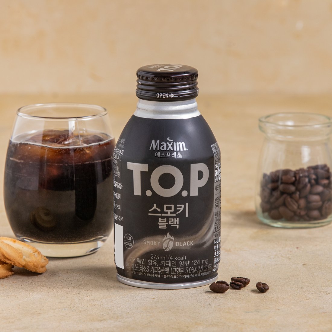 Maxim TOP Smoky Black 맥심 TOP 스모키 블랙 275ml