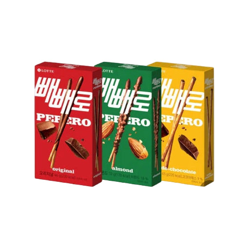 Pepero Variety 3 Bundle Package 빼빼로 버라이어티 123g