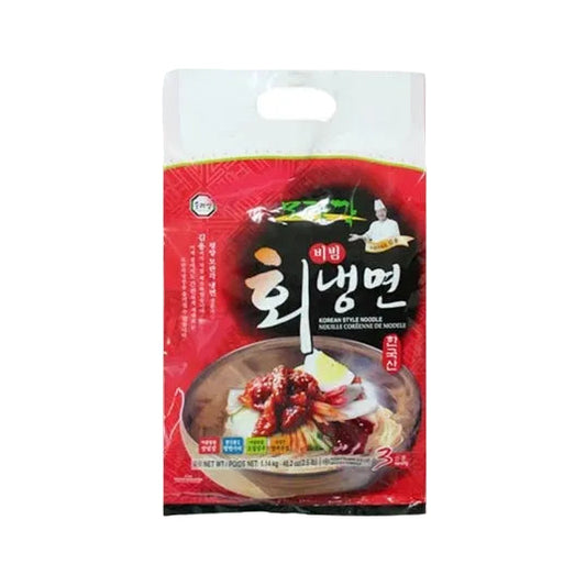 ❄️Morangak Sashimi Cold Noodle 모란각 회 냉면 1.14kg 3 Servings