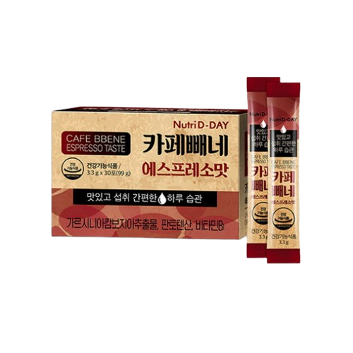 Nutri D-DAY Cafe Bbene Espresso Taste  뉴트리디데이 까페 뻬네 에스프레소 30 Sticks