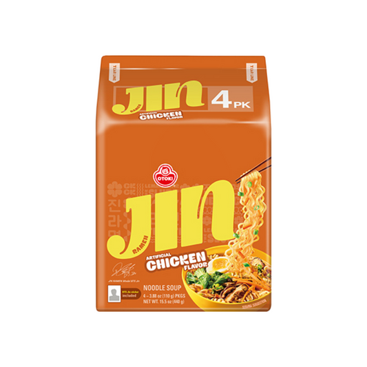 OTOKI Jin Ramyun Chicken 오뚜기 진라면 치킨맛 4/110g