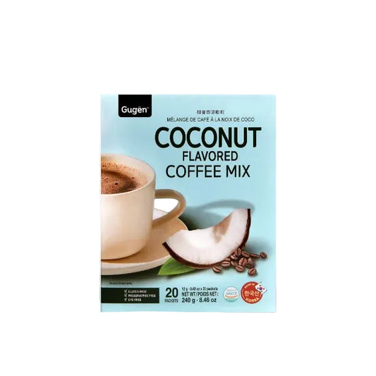 Coffee Mix Coconut Flavored 구겐 커피믹스 코코넛 20/12g