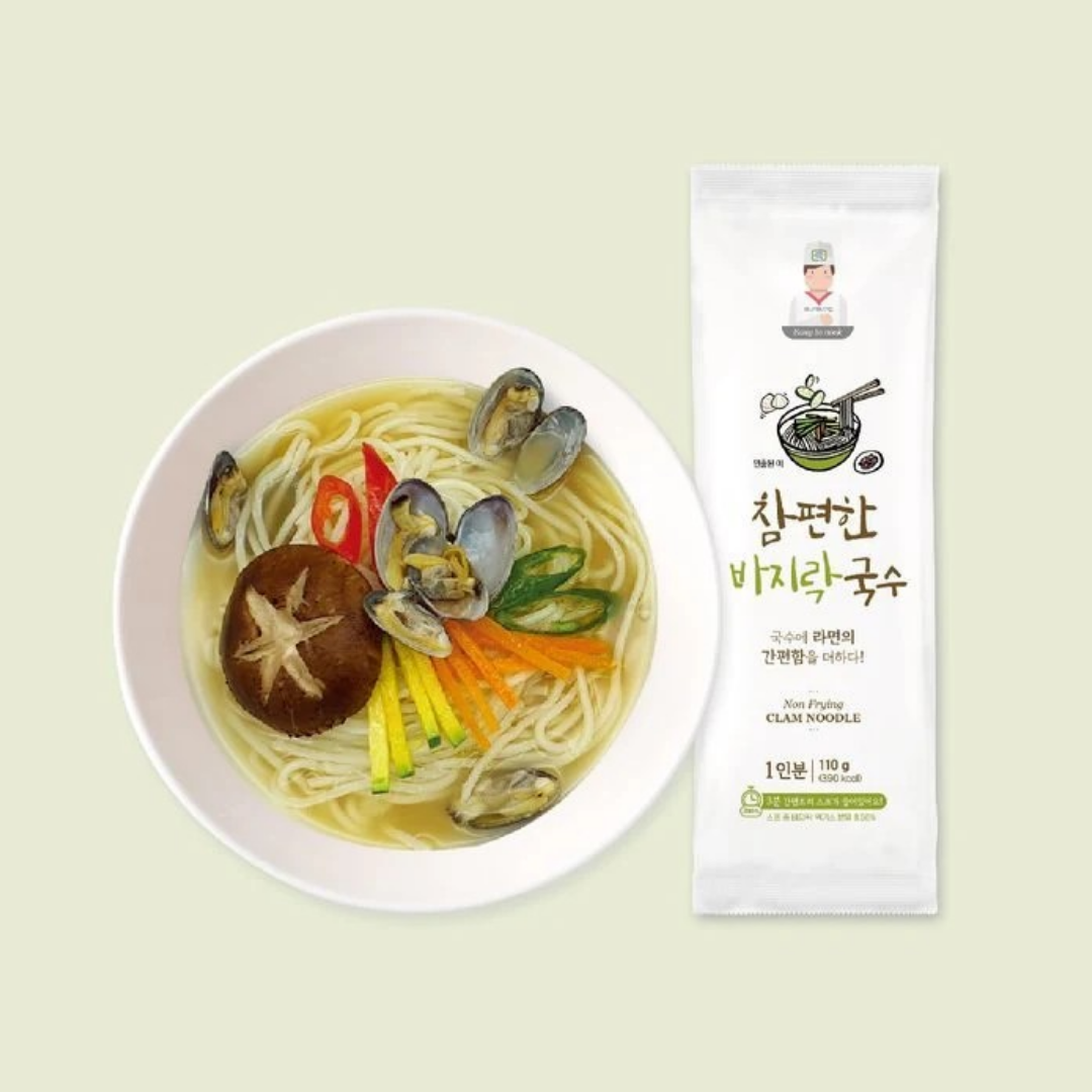 Easy Cooking Noodle with Clam 참편한 바지락 국수 110g
