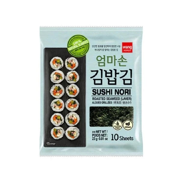 Roasted Seaweed for Sushi 엄마손 스시/김밥용 김 10 sheets
