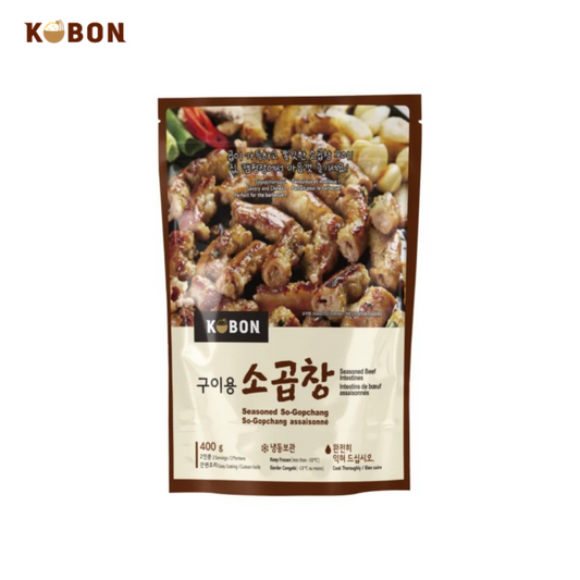 Frozen Seasoned Beef Intestines 코본 냉동 소 곱창 400g
