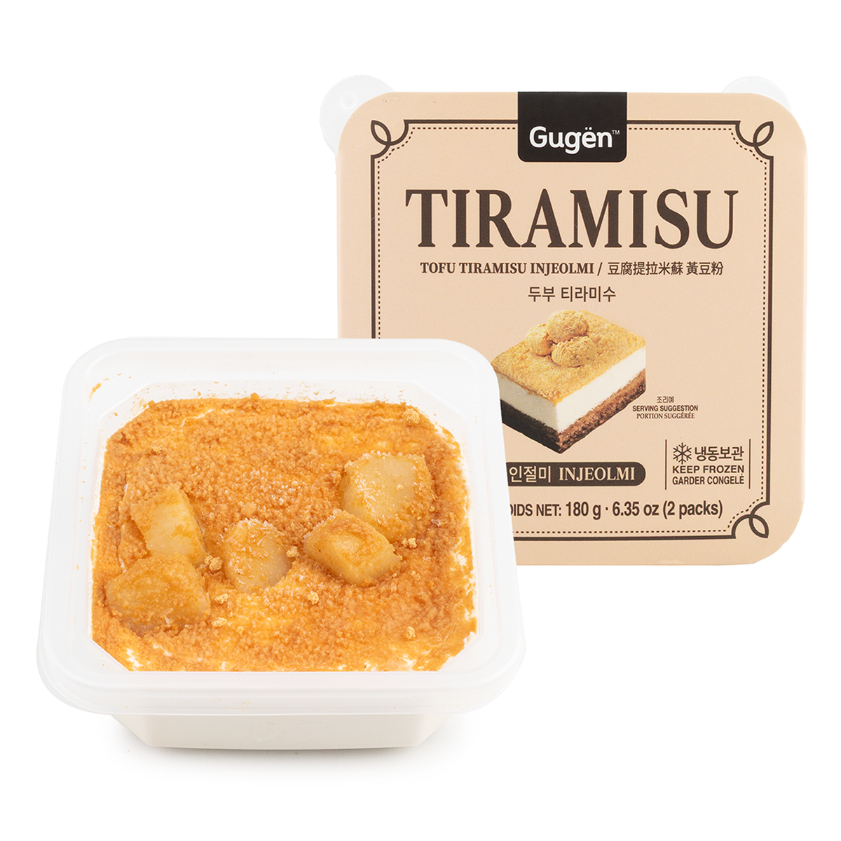 ❄️GUGEN Tofu Tiramisu Injeolmi 구겐 두부 티라미수 인절미 2/90g