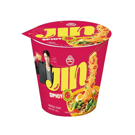 OTTOGI Jin Ramyun Spicy Cup 오뚜기 진라면 컵 매운맛 5/65g