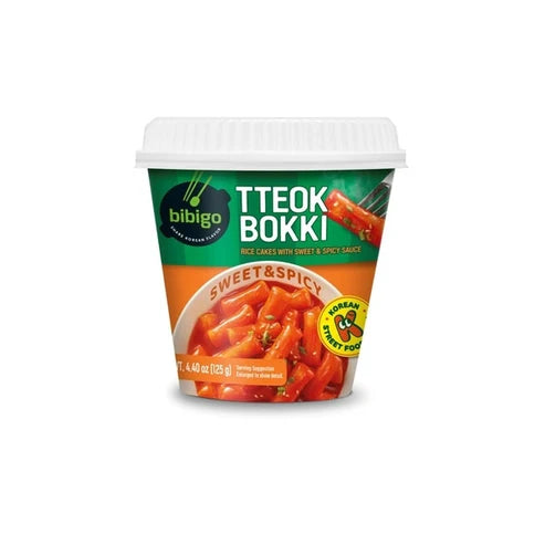 Bibigo Tteokbokki Cup Sweet Spicy 비비고 떡볶이컵 스윗스파이시 125g