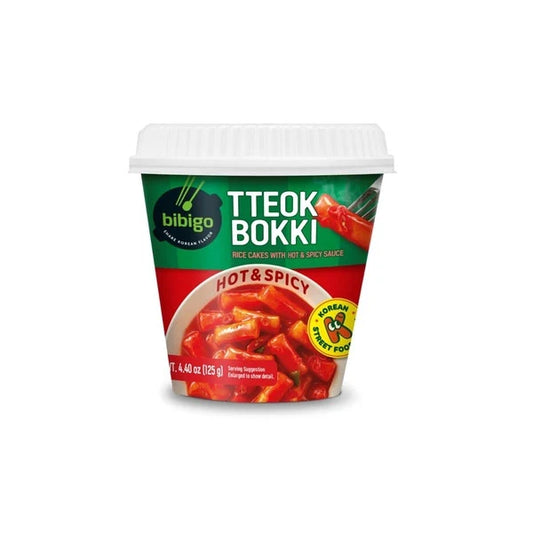 Bibigo Tteokbokki Cup Hot Spicy 비비고 떡볶이컵 핫스파이시 125g