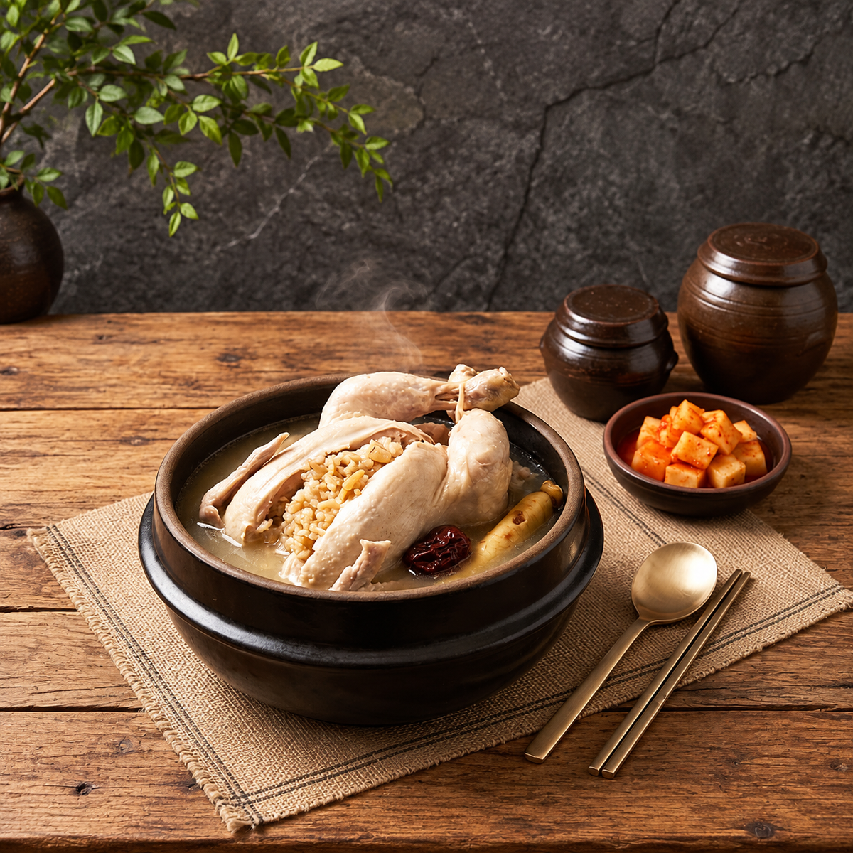 ❄️Nurungji Ginseng Chicken Stew 하림 냉동 누룽지 삼계탕 800g
