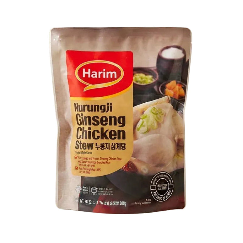 ❄️Nurungji Ginseng Chicken Stew 하림 냉동 누룽지 삼계탕 800g