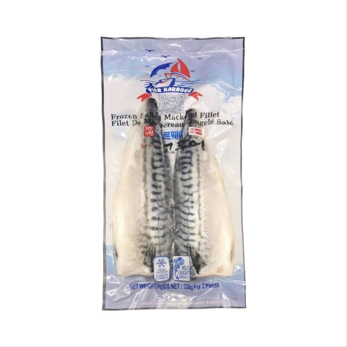 Frozen Salted Mackerel Fillet 냉동 고등어 필렛 280g