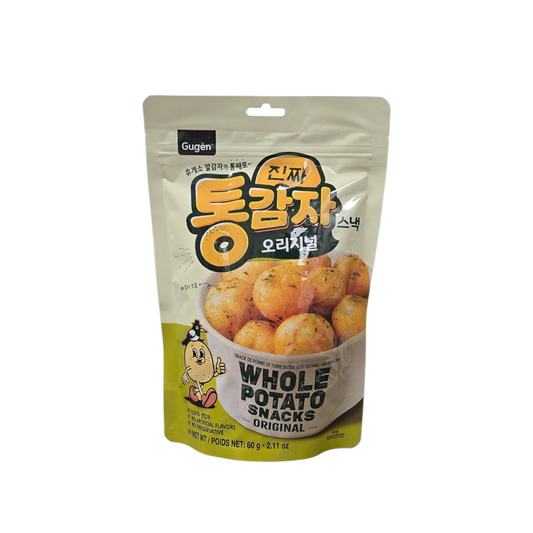 Whole Potato Snack Original 구겐 통감자 스낵 오리지널 60g