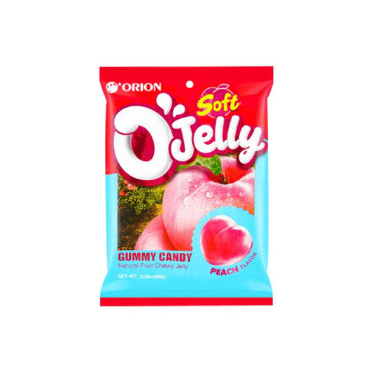 O'Jelly Soft Gummy Candy Peach Flavor 오젤리 소프트 복숭아 66g