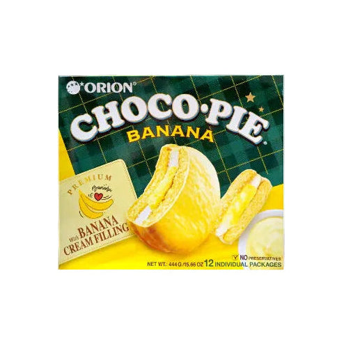 Orion Choco Pie Banana 오리온 초코파이 바나나 12/37g