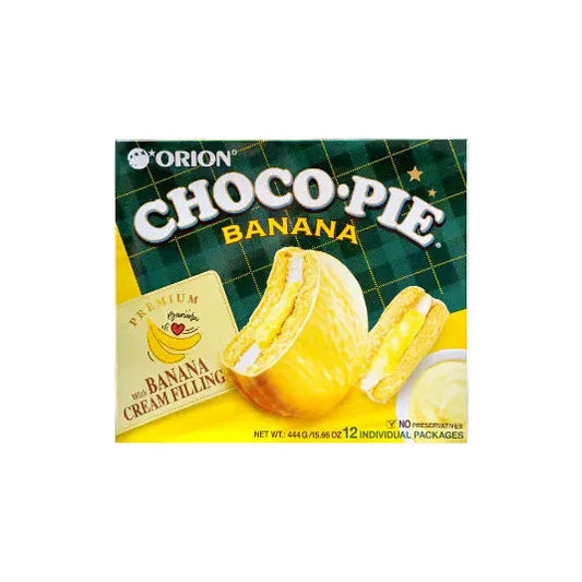 Orion Choco Pie Banana 오리온 초코파이 바나나 12/37g