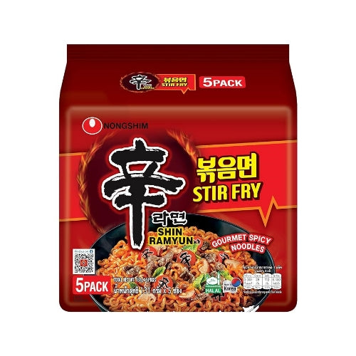 Nongshim Multi- Shin Ramyun Stir Fry 신라면 볶음면 5/131g