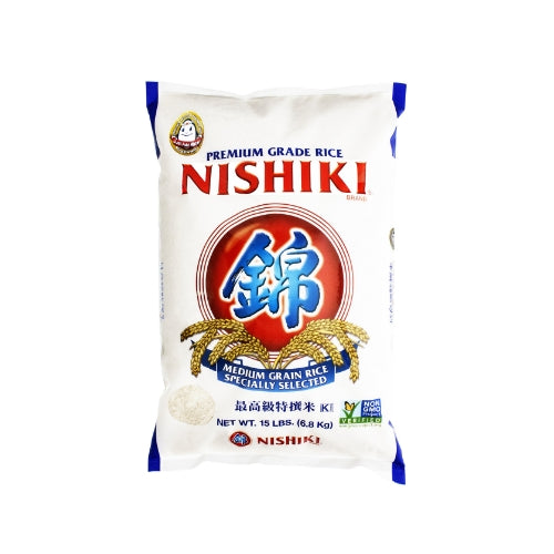Nishiki Premium Grade Rice 니시키 프리미엄 쌀 15LB