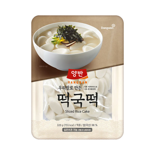 Sliced Rice Cake 양반 떡국 떡 320g
